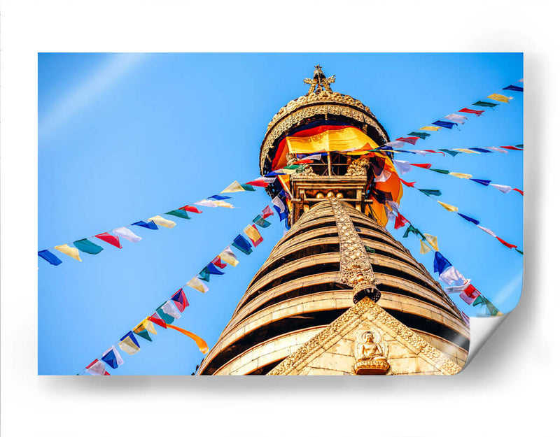 Las banderas de Nepal | Cuadro decorativo de Canvas Lab
