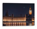 Big Ben de noche | Cuadro decorativo de Canvas Lab
