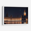 Big Ben de noche | Cuadro decorativo de Canvas Lab