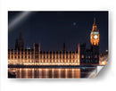 Big Ben de noche | Cuadro decorativo de Canvas Lab