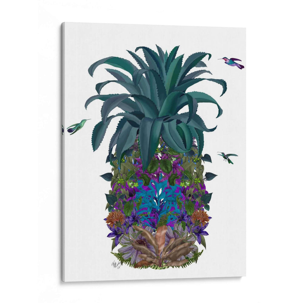 Piña, Flores Tropicales 1 - Fab Funky | Cuadro decorativo de Canvas Lab