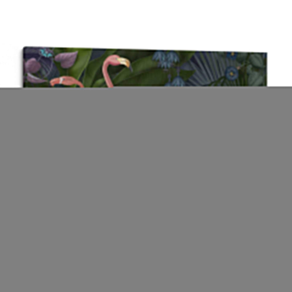 Flamencos En Jardín Azul - Fab Funky | Cuadro decorativo de Canvas Lab