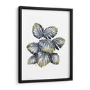 Planta Monstera, Gris Y Oro. - Fab Funky | Cuadro decorativo de Canvas Lab