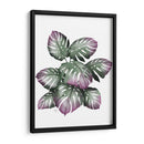 Planta De Monstera, Rosa Y Verde. - Fab Funky | Cuadro decorativo de Canvas Lab