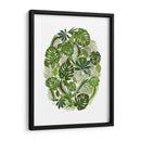 Óvalo Tropical, Verde - Fab Funky | Cuadro decorativo de Canvas Lab