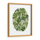 Óvalo Tropical, Verde - Fab Funky | Cuadro decorativo de Canvas Lab