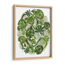 Óvalo Tropical, Verde - Fab Funky | Cuadro decorativo de Canvas Lab