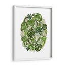 Óvalo Tropical, Verde - Fab Funky | Cuadro decorativo de Canvas Lab