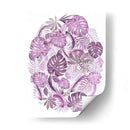 Óvalo Tropical, Rosa - Fab Funky | Cuadro decorativo de Canvas Lab