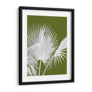 Fan Palm 1, Blanco En Verde - Fab Funky | Cuadro decorativo de Canvas Lab