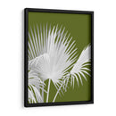 Fan Palm 1, Blanco En Verde - Fab Funky | Cuadro decorativo de Canvas Lab