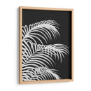 Hoja De Palma 1, Blanco En Negro - Fab Funky | Cuadro decorativo de Canvas Lab
