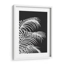 Hoja De Palma 1, Blanco En Negro - Fab Funky | Cuadro decorativo de Canvas Lab