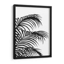 Hoja De Palma 1, Negro En Blanco - Fab Funky | Cuadro decorativo de Canvas Lab