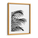 Hoja De Palma 1, Negro En Blanco - Fab Funky | Cuadro decorativo de Canvas Lab