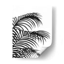 Hoja De Palma 1, Negro En Blanco - Fab Funky | Cuadro decorativo de Canvas Lab