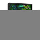 Cebra En Hojas Verdes - Fab Funky | Cuadro decorativo de Canvas Lab