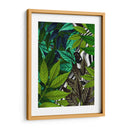 Cebra En Hojas Verdes - Fab Funky | Cuadro decorativo de Canvas Lab