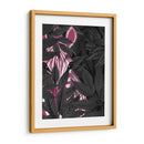 Cebra, Rosa En Hojas Negras - Fab Funky | Cuadro decorativo de Canvas Lab