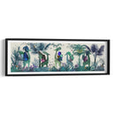 Jirafas Tropicales, Azul - Fab Funky | Cuadro decorativo de Canvas Lab