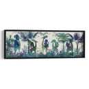 Jirafas Tropicales, Azul - Fab Funky | Cuadro decorativo de Canvas Lab