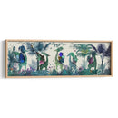 Jirafas Tropicales, Azul - Fab Funky | Cuadro decorativo de Canvas Lab