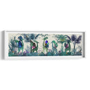 Jirafas Tropicales, Azul - Fab Funky | Cuadro decorativo de Canvas Lab