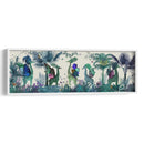Jirafas Tropicales, Azul - Fab Funky | Cuadro decorativo de Canvas Lab
