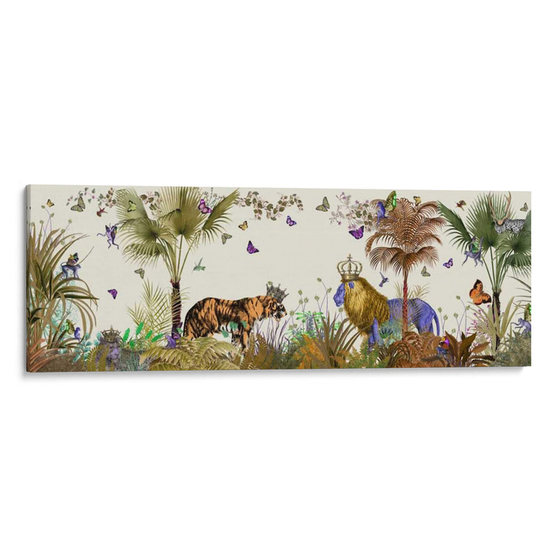 Leones Tropicales, Musgo - Fab Funky | Cuadro decorativo de Canvas Lab