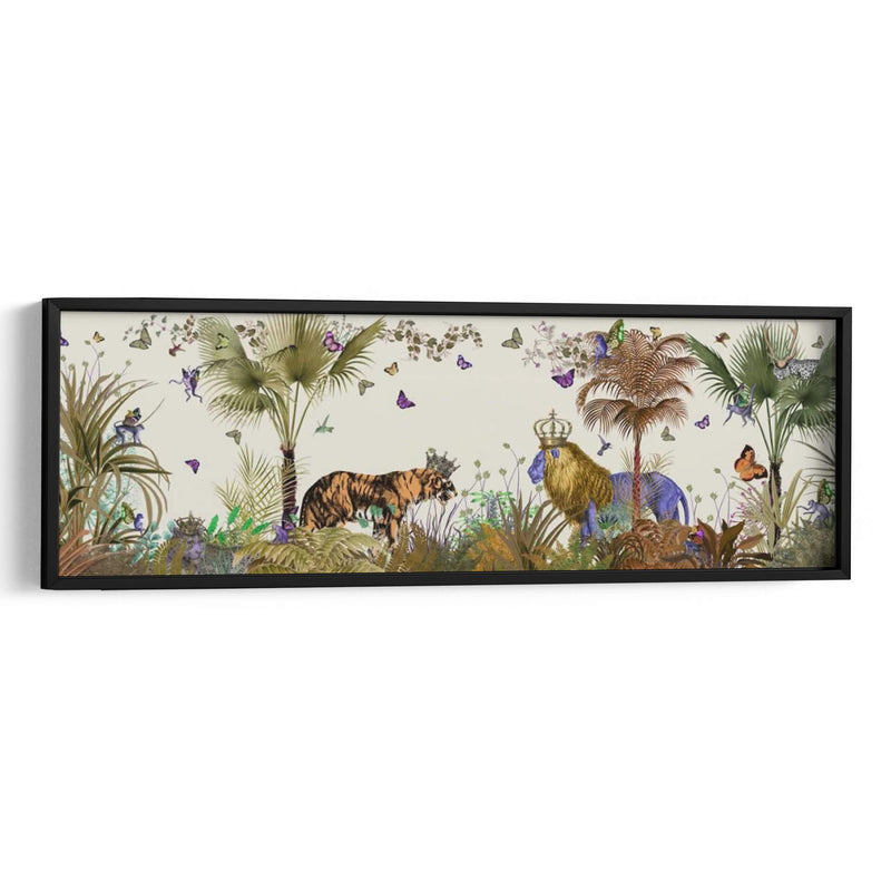 Leones Tropicales, Musgo - Fab Funky | Cuadro decorativo de Canvas Lab