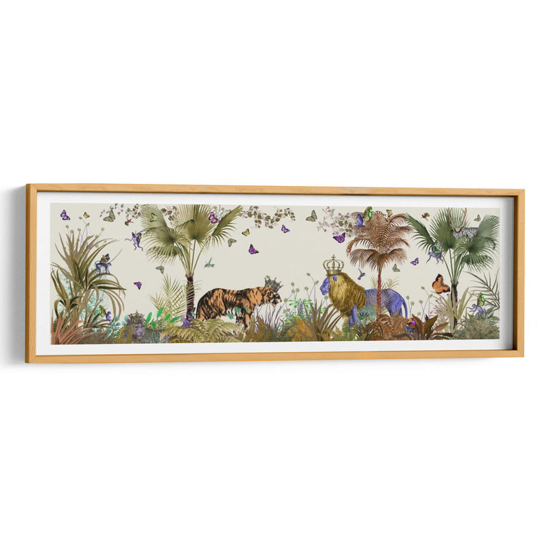 Leones Tropicales, Musgo - Fab Funky | Cuadro decorativo de Canvas Lab