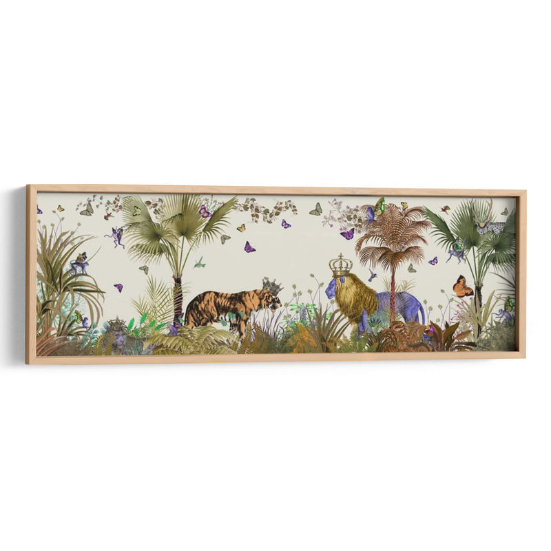 Leones Tropicales, Musgo - Fab Funky | Cuadro decorativo de Canvas Lab