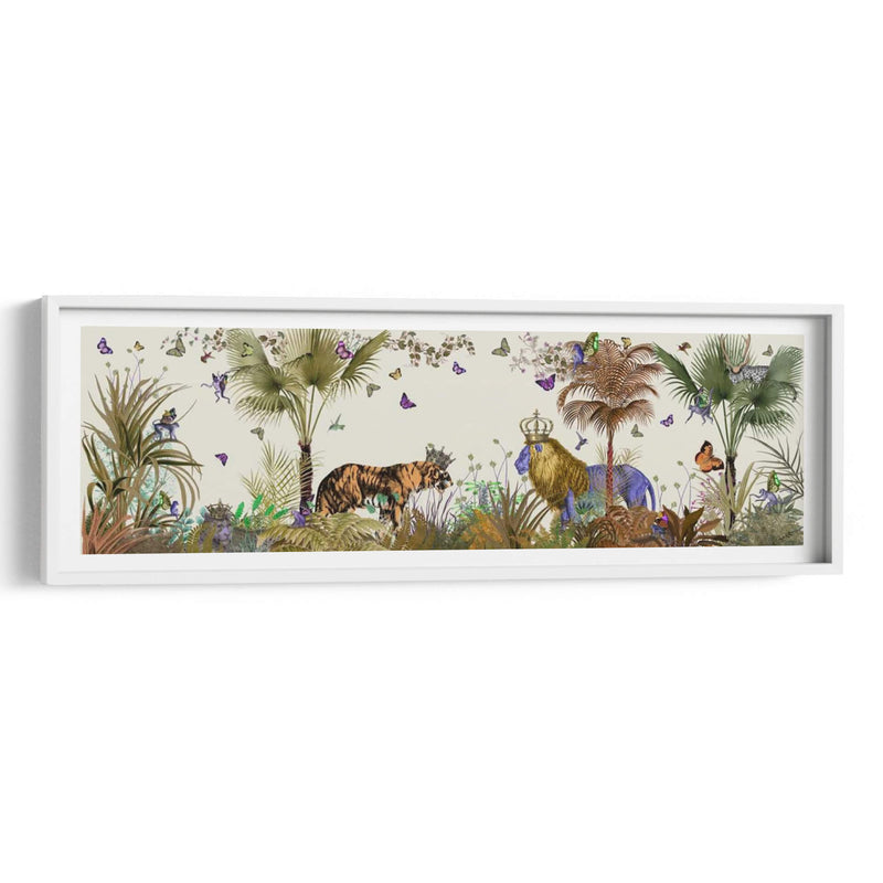 Leones Tropicales, Musgo - Fab Funky | Cuadro decorativo de Canvas Lab