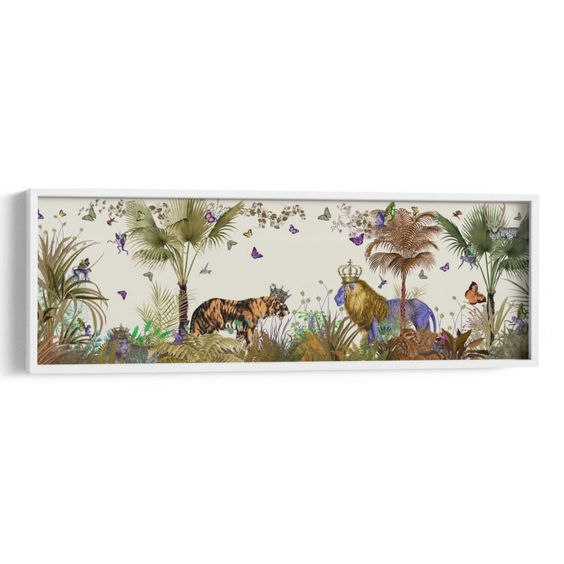 Leones Tropicales, Musgo - Fab Funky | Cuadro decorativo de Canvas Lab