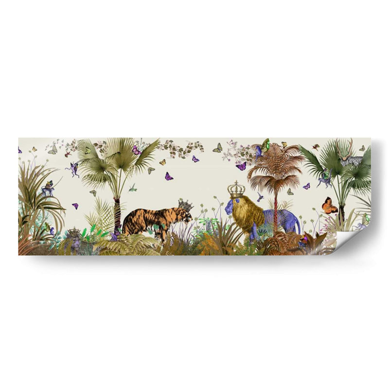 Leones Tropicales, Musgo - Fab Funky | Cuadro decorativo de Canvas Lab