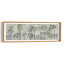 Árboles Florales, Azul Francés Y Musgo. - Fab Funky | Cuadro decorativo de Canvas Lab