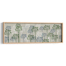 Árboles Florales, Azul Francés Y Musgo. - Fab Funky | Cuadro decorativo de Canvas Lab