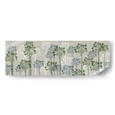 Árboles Florales, Azul Francés Y Musgo. - Fab Funky | Cuadro decorativo de Canvas Lab