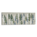 Pinos De Hoja, Azul Francés Y Musgo. - Fab Funky | Cuadro decorativo de Canvas Lab