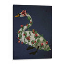 Cisne Encuadernado En Azul - Fab Funky | Cuadro decorativo de Canvas Lab