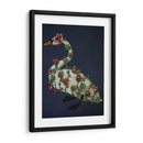 Cisne Encuadernado En Azul - Fab Funky | Cuadro decorativo de Canvas Lab