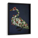 Cisne Encuadernado En Azul - Fab Funky | Cuadro decorativo de Canvas Lab
