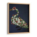 Cisne Encuadernado En Azul - Fab Funky | Cuadro decorativo de Canvas Lab