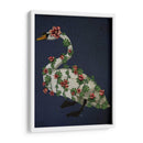 Cisne Encuadernado En Azul - Fab Funky | Cuadro decorativo de Canvas Lab