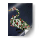 Cisne Encuadernado En Azul - Fab Funky | Cuadro decorativo de Canvas Lab