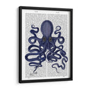 Octopus 9, Azul - Fab Funky | Cuadro decorativo de Canvas Lab