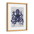 Octopus 9, Azul - Fab Funky | Cuadro decorativo de Canvas Lab