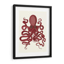 Octopus 9, Rojo - Fab Funky | Cuadro decorativo de Canvas Lab