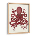 Octopus 9, Rojo - Fab Funky | Cuadro decorativo de Canvas Lab