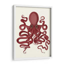 Octopus 9, Rojo - Fab Funky | Cuadro decorativo de Canvas Lab